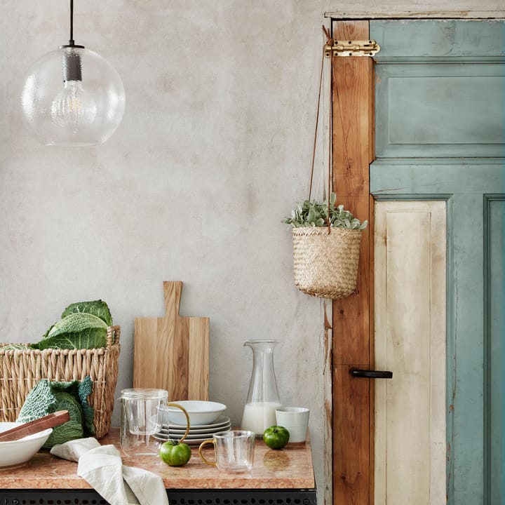 Wall tekanne glass 1,05 l - Klar-amber (gull) - Broste Copenhagen