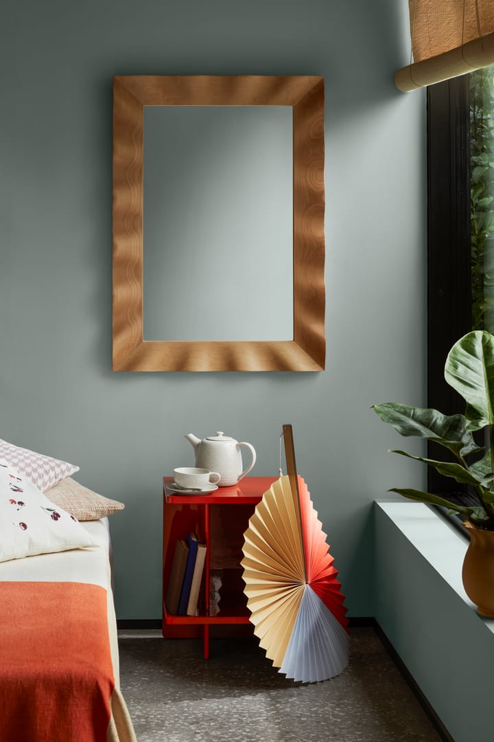 Wavy speil 70 x 100 cm, Natural brown Broste Copenhagen