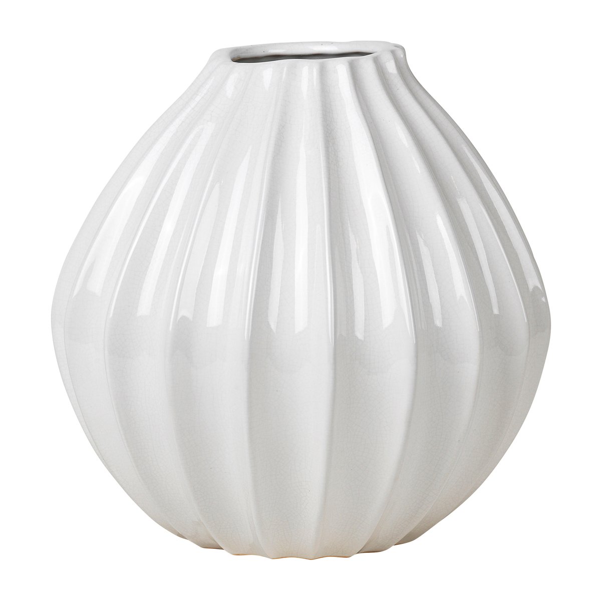 Bilde av Broste Copenhagen Wide vase ivory 30 cm