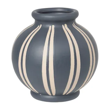 Wilma vase 17,8 cm - Blue-rainy day - Broste Copenhagen