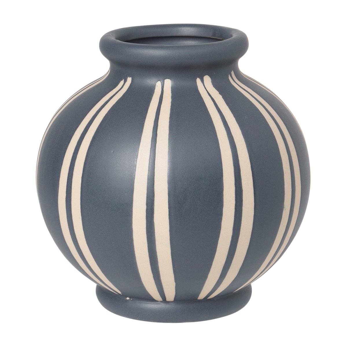 Bilde av Broste Copenhagen Wilma vase 178 cm Blue-rainy day