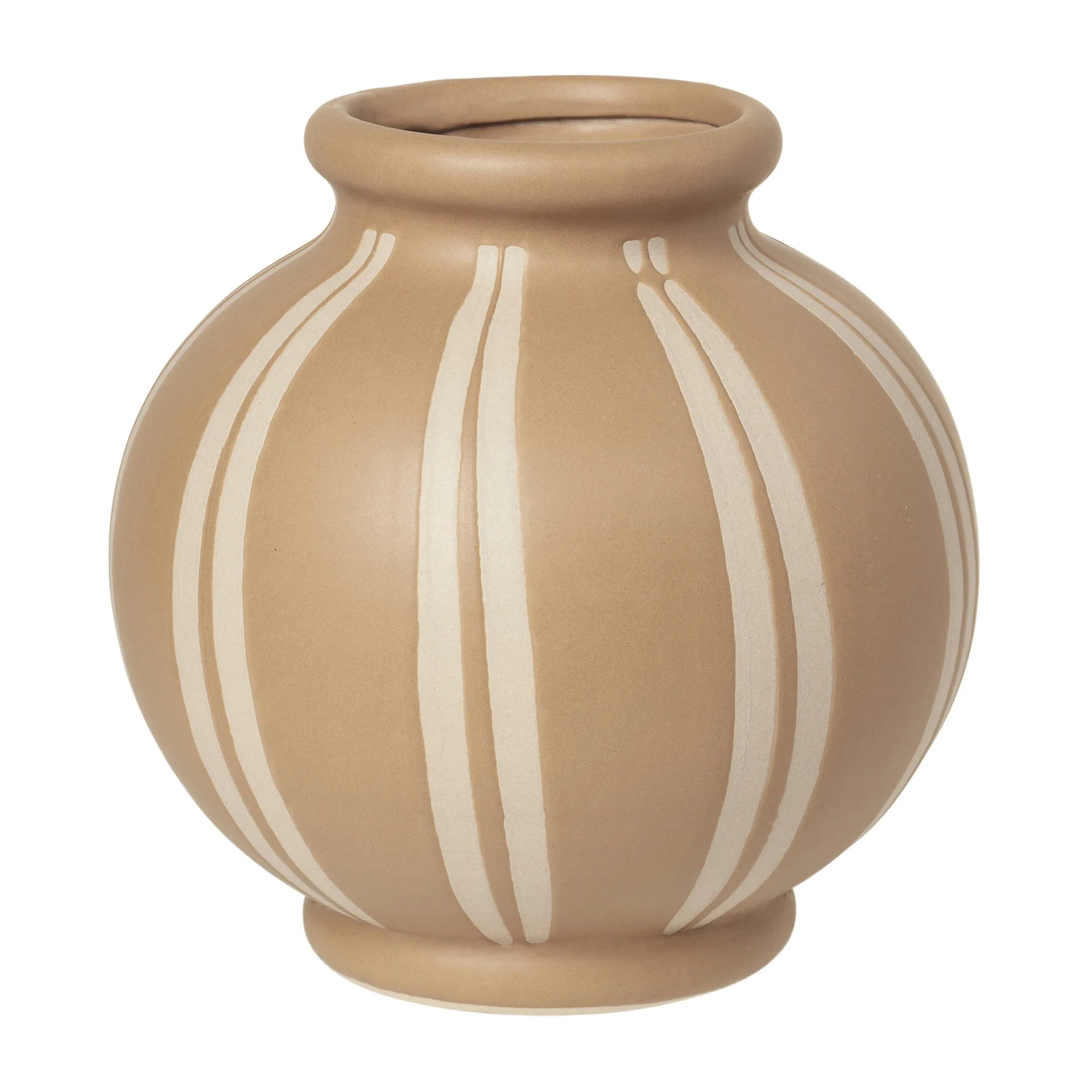 Wilma vase 17,8 cm, Meerkat-rainy day Broste Copenhagen