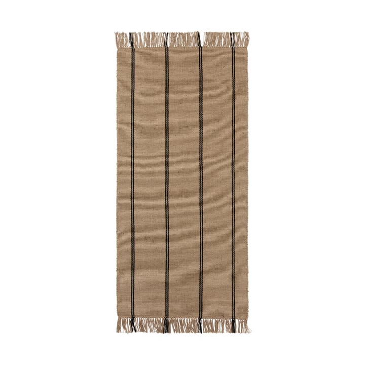Yuki løper - Black-natural, 70x140 cm - Broste Copenhagen