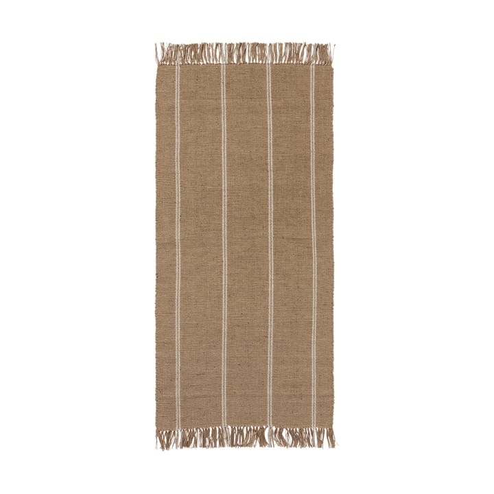 Yuki løper - White-natural, 70x140 cm - Broste Copenhagen