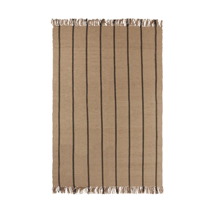 Yuki teppe - Black-natural, 140x200 cm - Broste Copenhagen