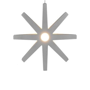 Fling julestjerne sølv - Diameter 50 cm - Bsweden