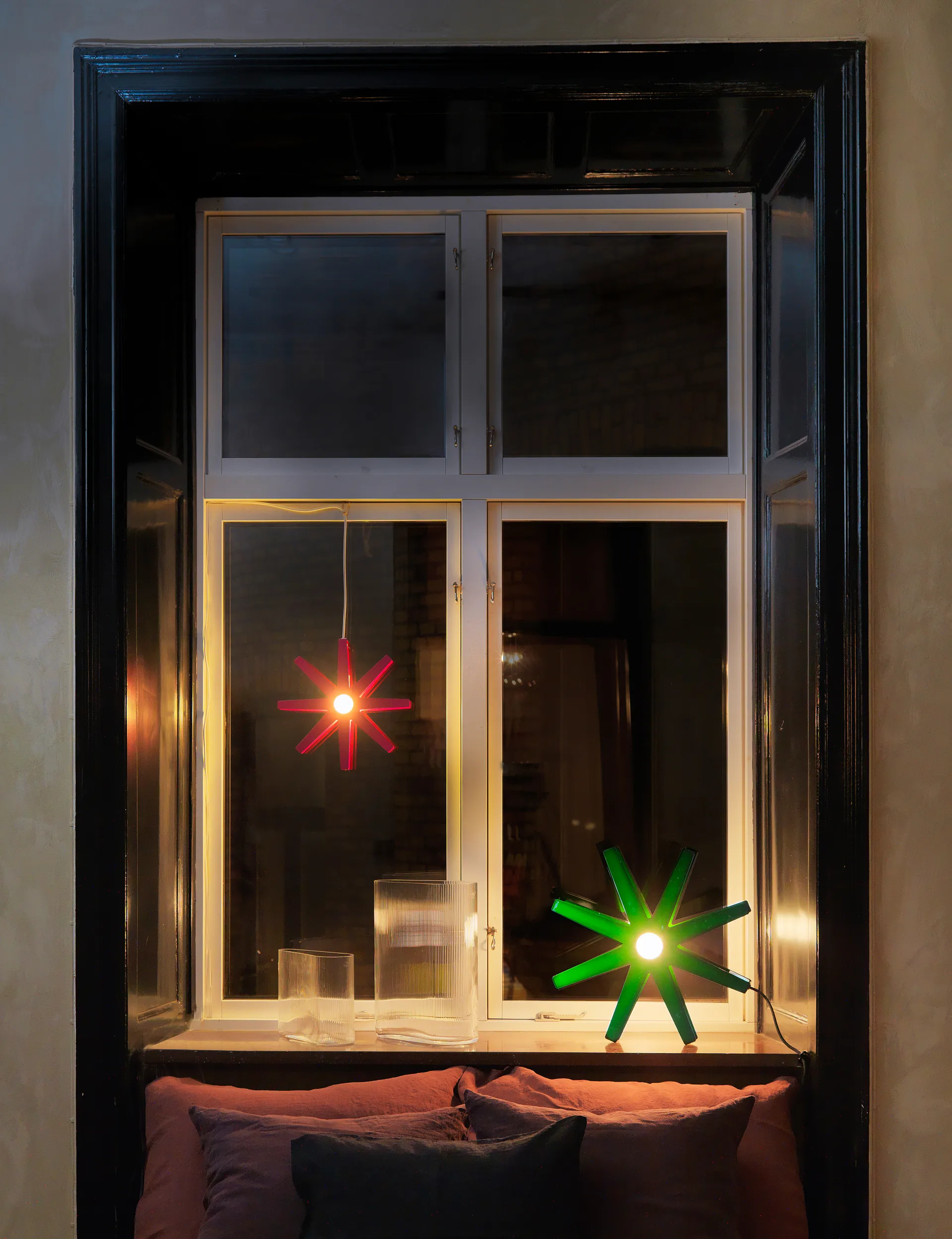 Fling rød julestjerne, Ø 33 cm Bsweden