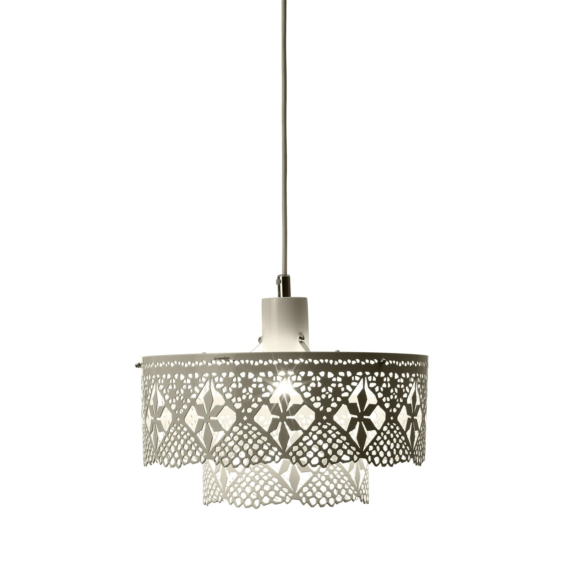 Gladys lampe, middels hvit Bsweden