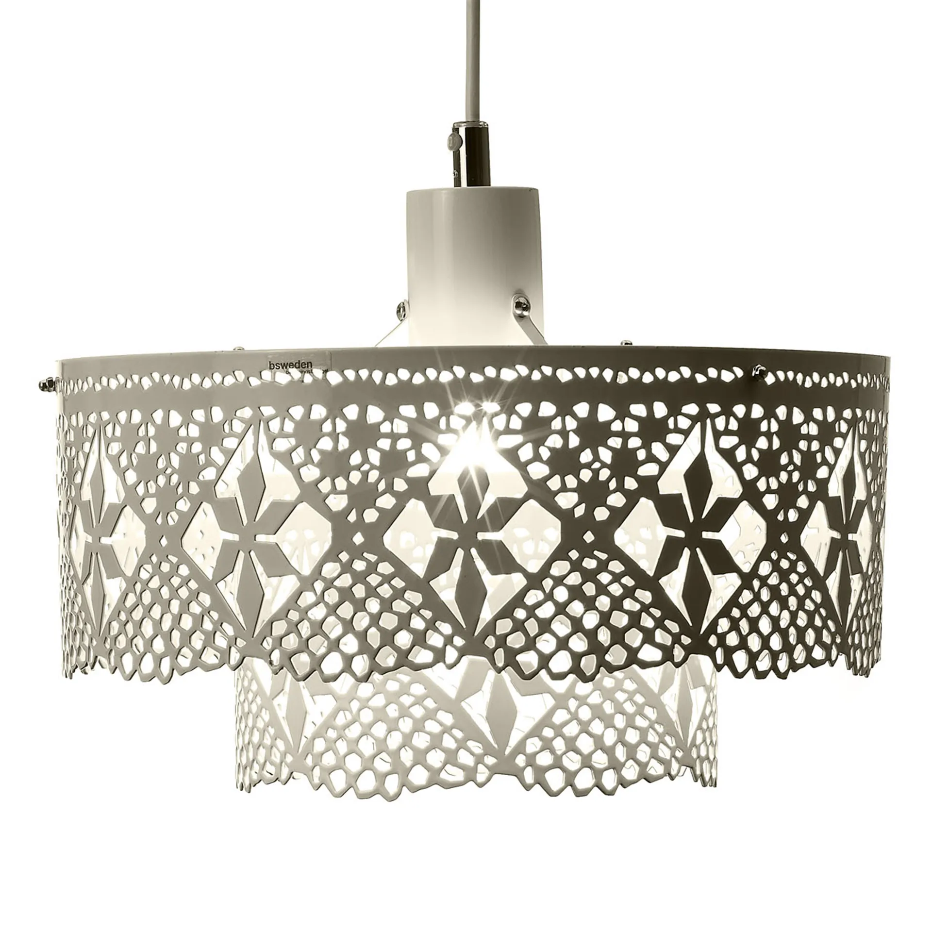 Gladys lampe, middels hvit Bsweden