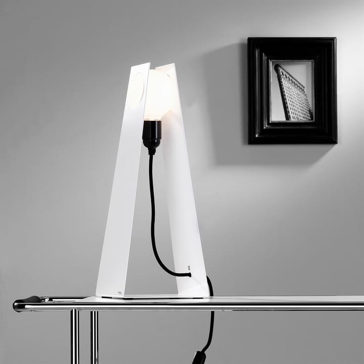 Glasgow hvit bordlampe, hvit Bsweden