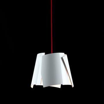 Leaf hvit lampe - hvit/rød - Bsweden
