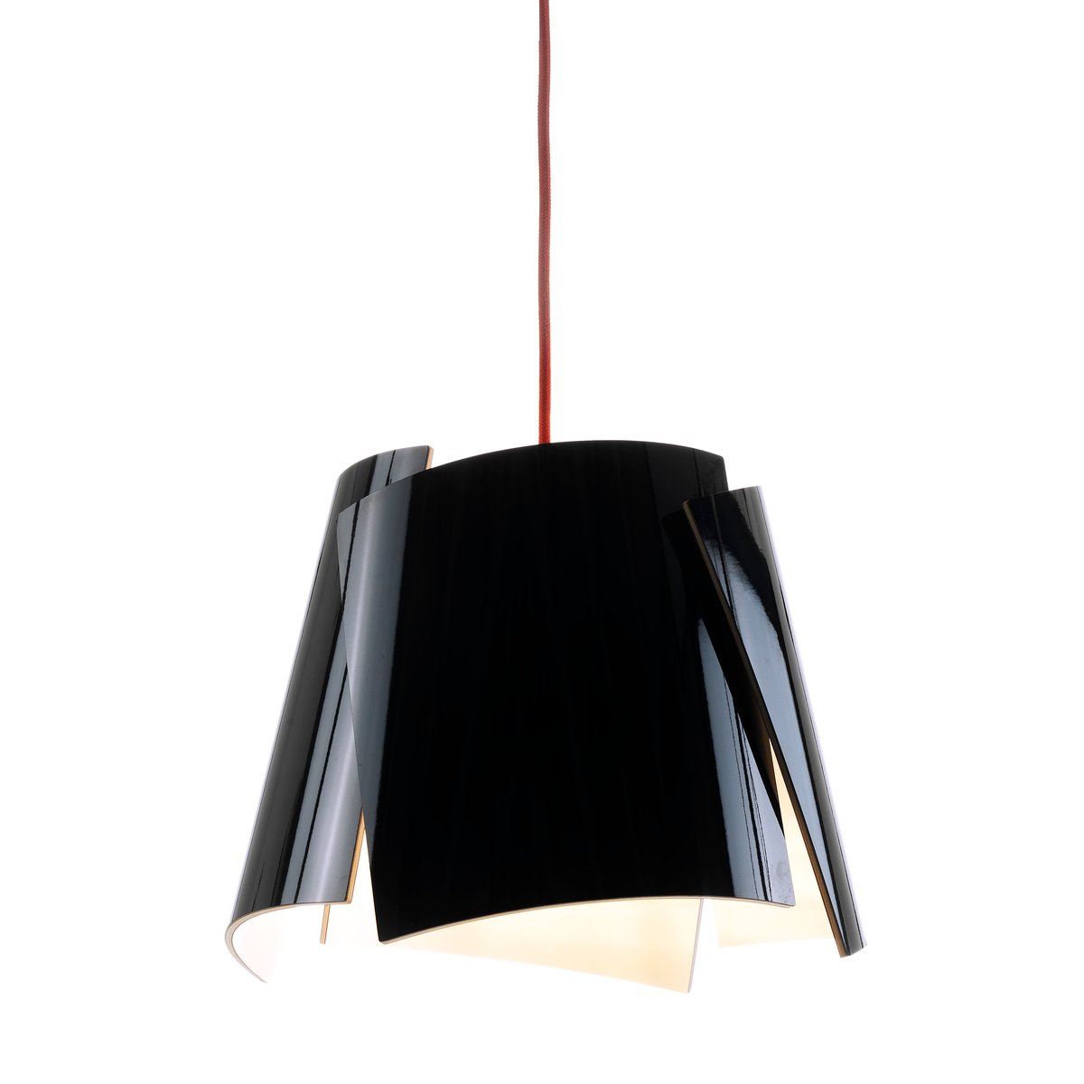 Bilde av Bsweden Leaf svart lampe svart/rød