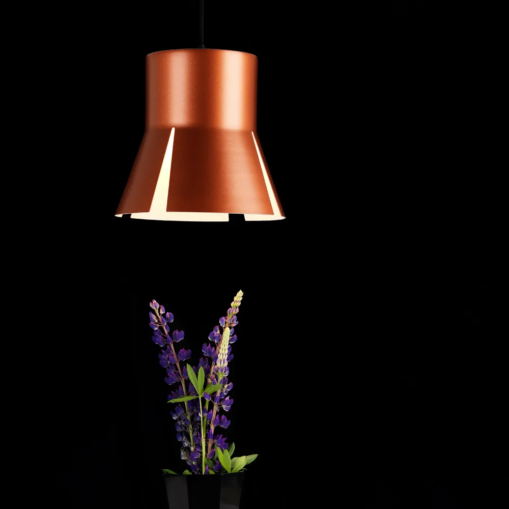 Split 29 takpendel, oransje matt, sort tekstilledning Bsweden