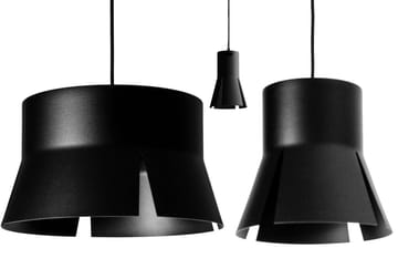 Split svart lampe - stor - Bsweden