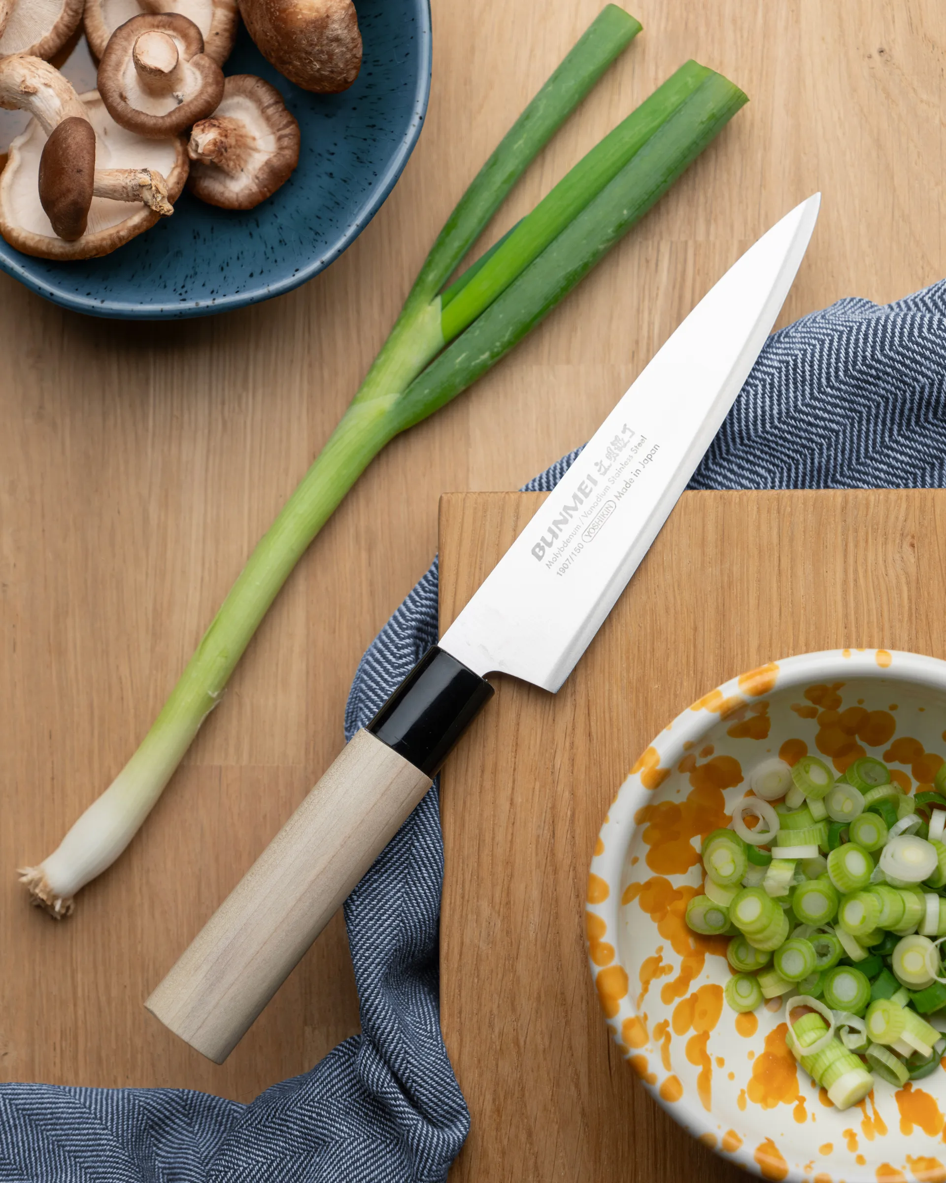 Bunmei allkniv 15 cm, Rustfritt stål Bunmei