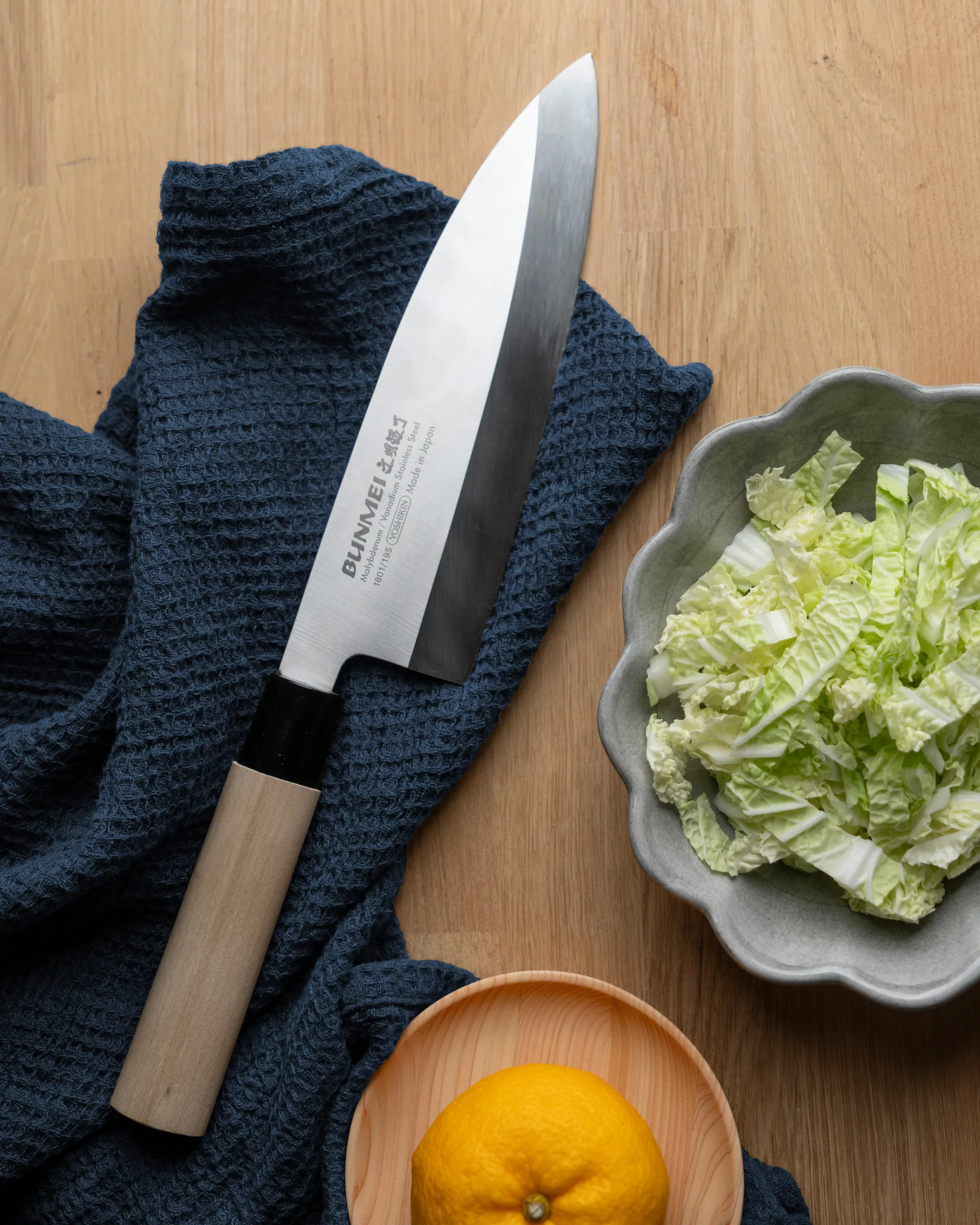 Bunmei debakniv enkelslipt 19,5 cm, Rustfritt stål Bunmei