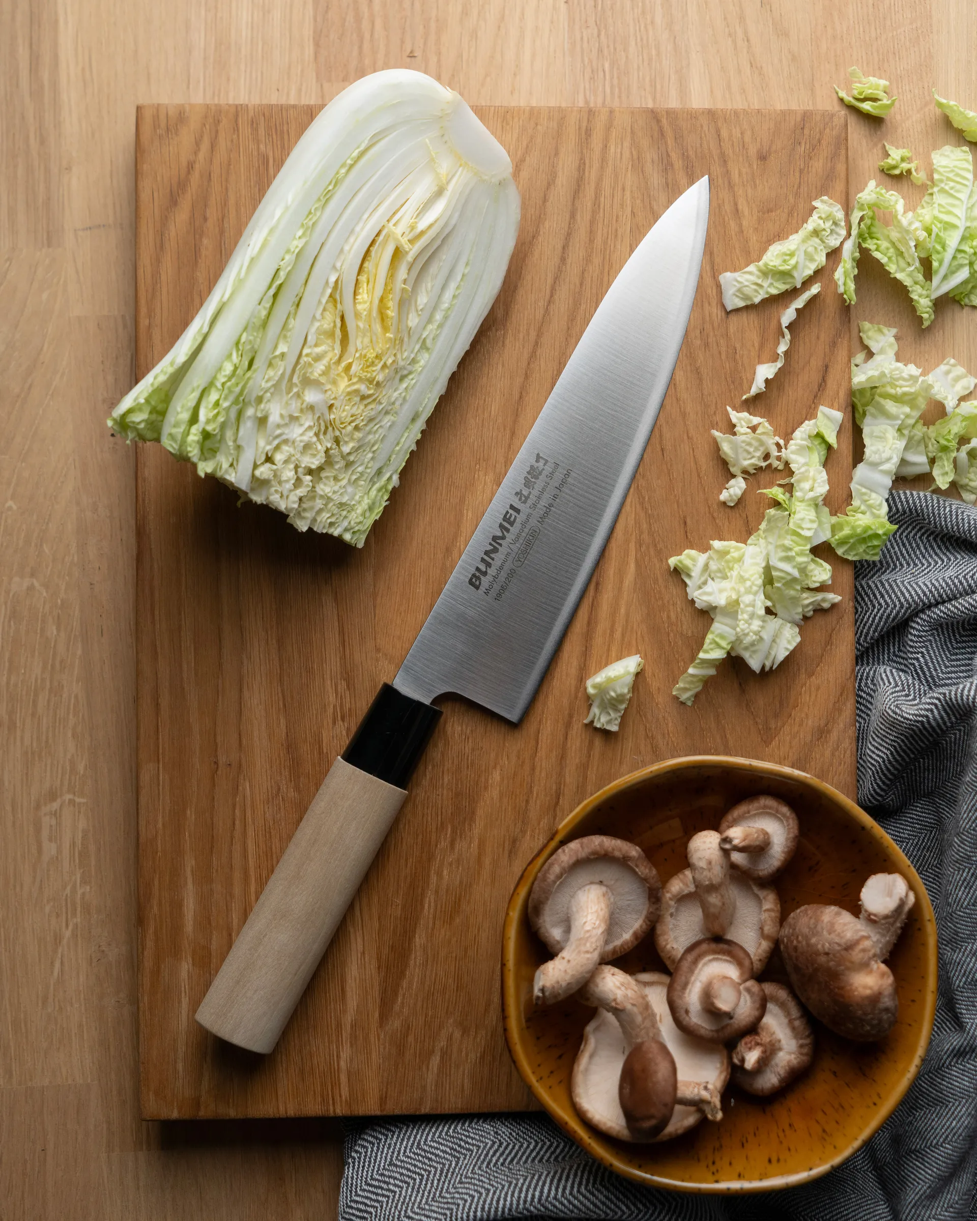 Bunmei kokkekniv 20 cm, Rustfritt stål Bunmei