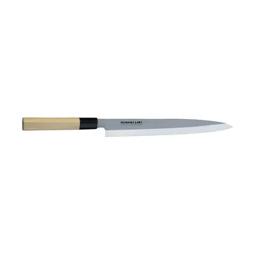 Bunmei Yanagi sashimikniv enkelslipt 27 cm - Rustfritt stål - Bunmei