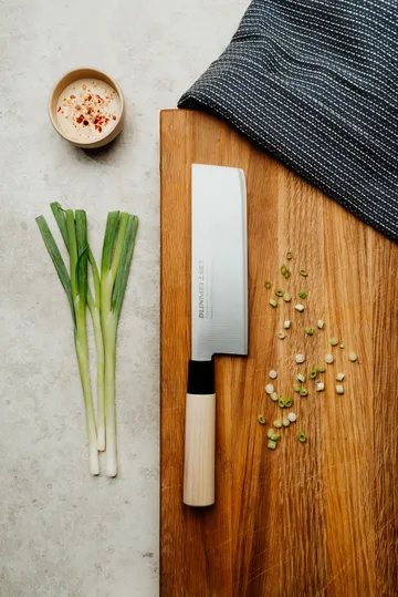 Nakiri grønnsakshakker - Natur, 16,5 cm - Bunmei