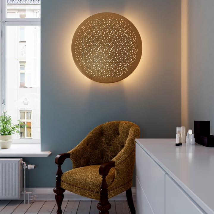 Colby vegglampe Ø70 cm - Guld - By Rydéns