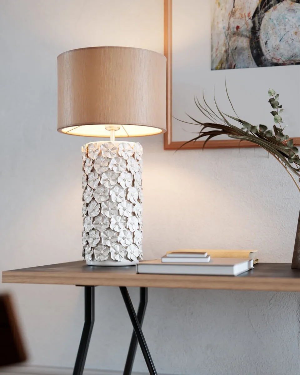 Fiore bordlampe 54 cm, Beige By Rydéns