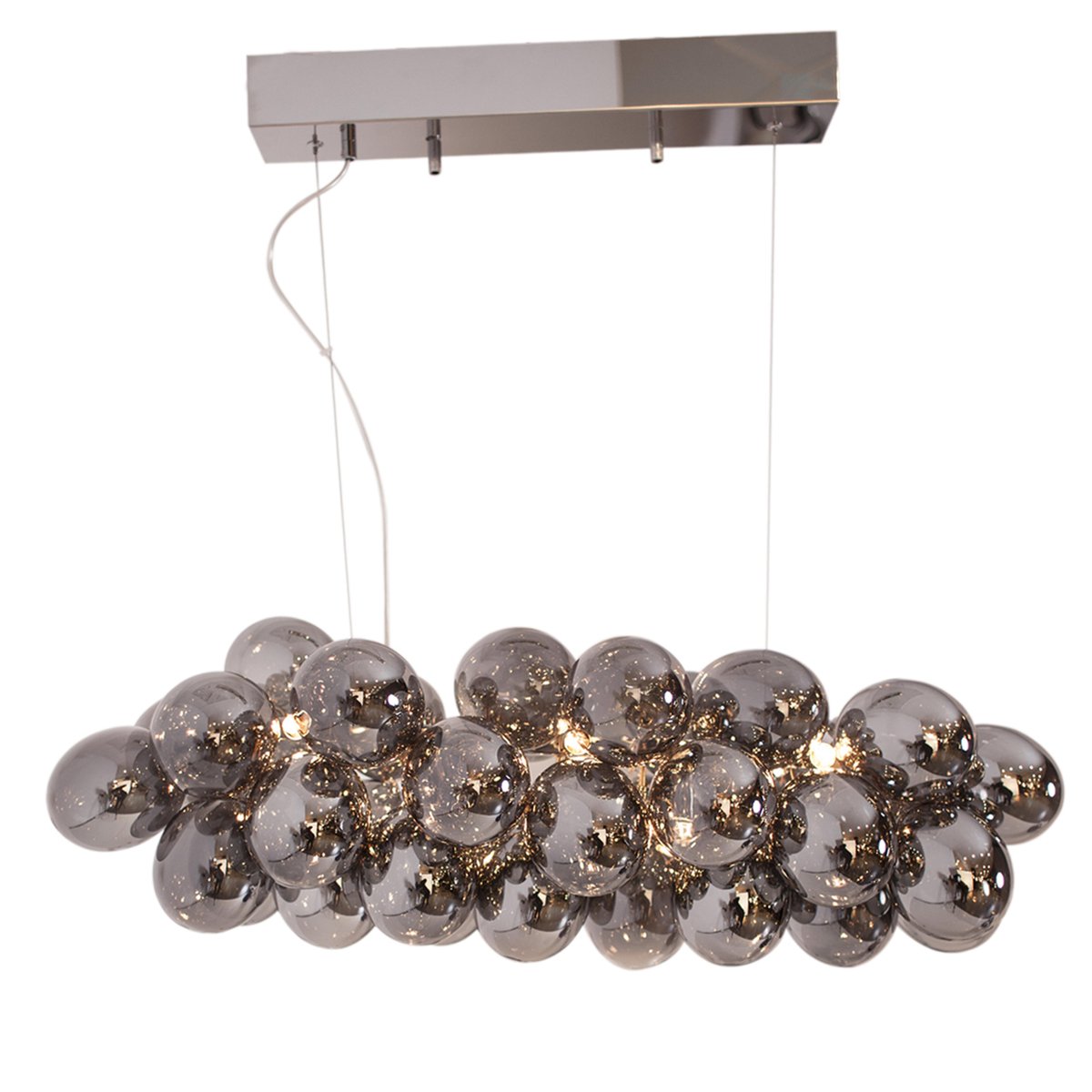 Gross bar taklampe smoke grey