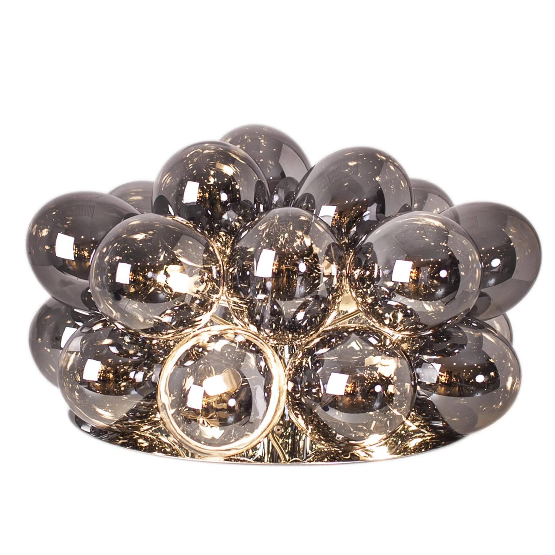 Gross bordlampe, røyket grå By Rydéns