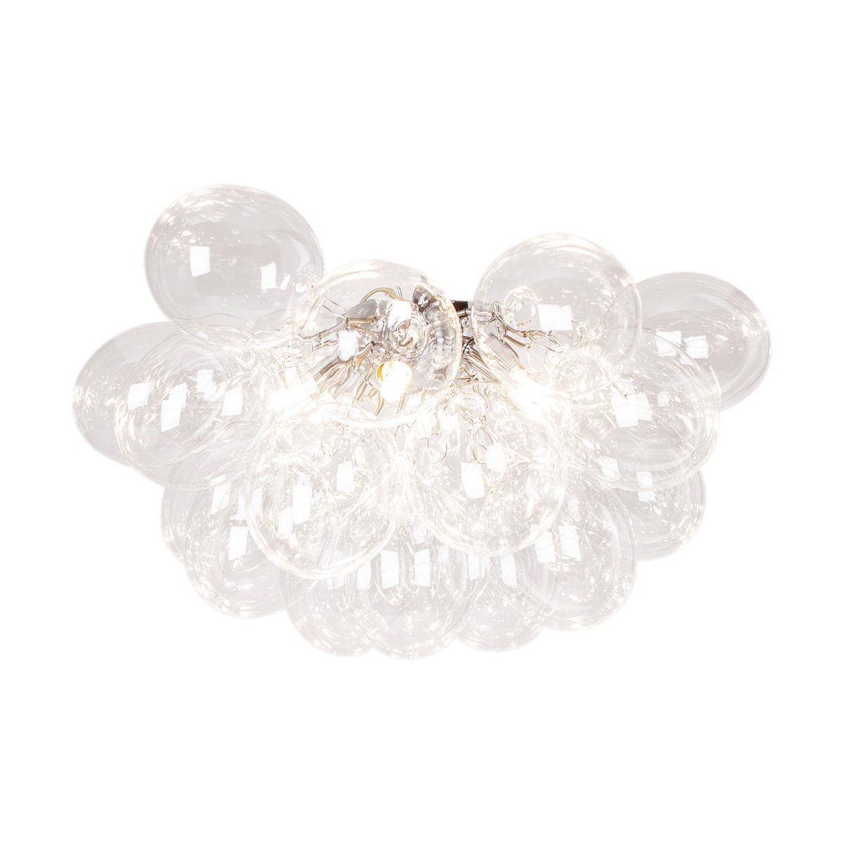 By Rydéns Gross taklampe 20 stk glasskuler Ø50 cm Klar
