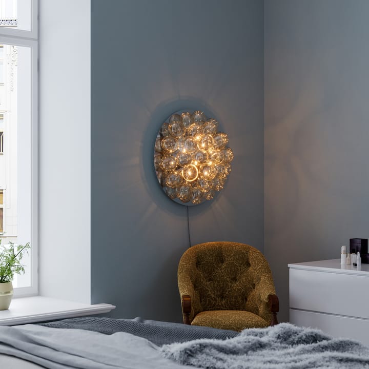 Gross vegglampe Ø 60 cm - Amber - By Rydéns