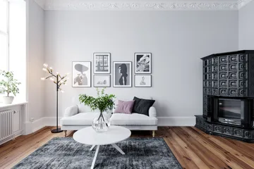 Heroes gulvlampe - Matt svart - By Rydéns