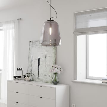 Leola taklampe Ø33 cm - Svart-røyket grå - By Rydéns