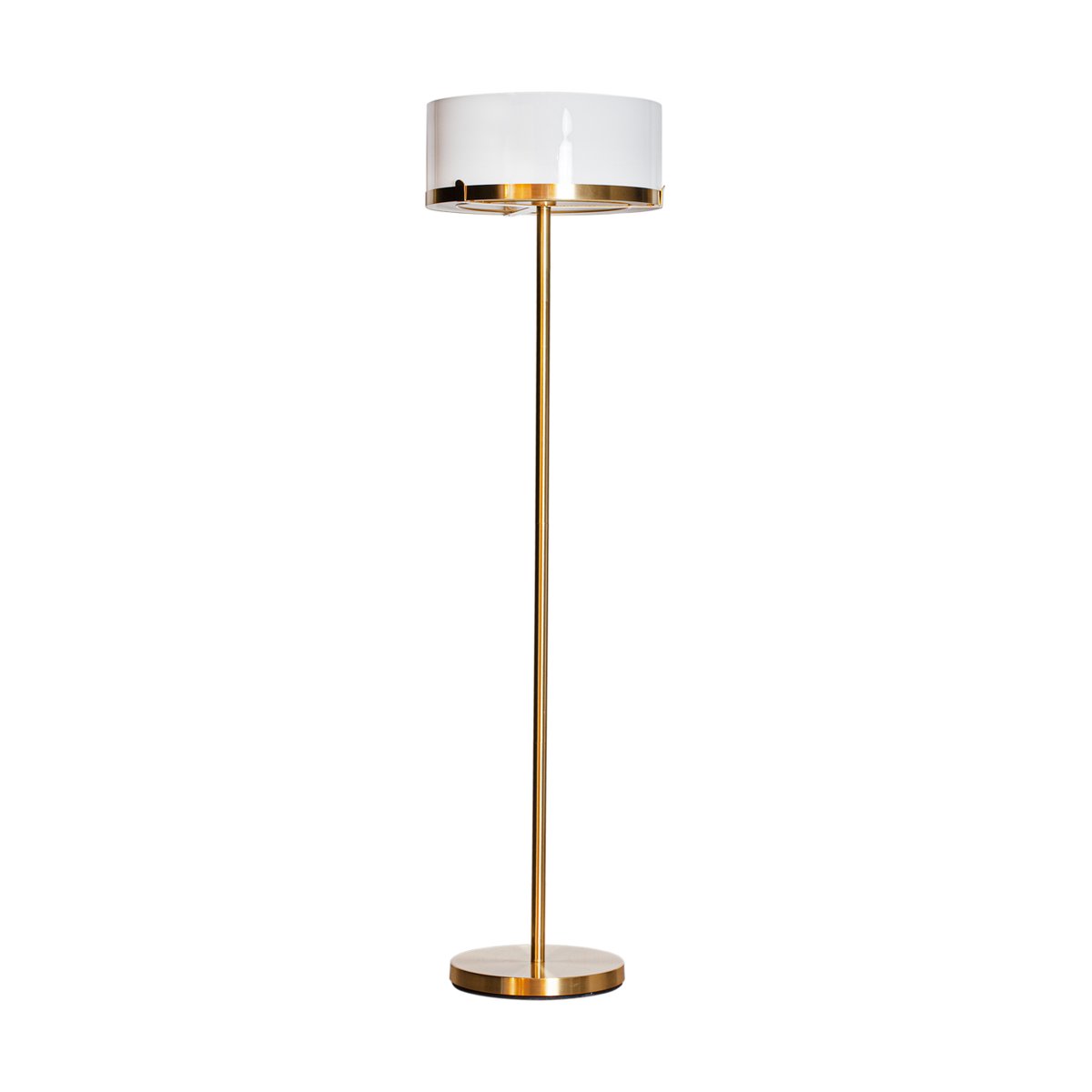 Bilde av By Rydéns Marcel gulvlampe 150 cm Messing-hvit