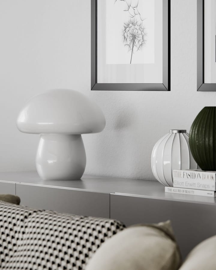 Mira Mushroom bordlampe 30 cm, Hvit By Rydéns