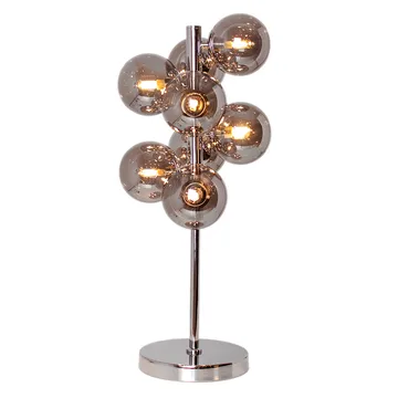 Splendor bordlampe - Krom-røyket grå - By Rydéns