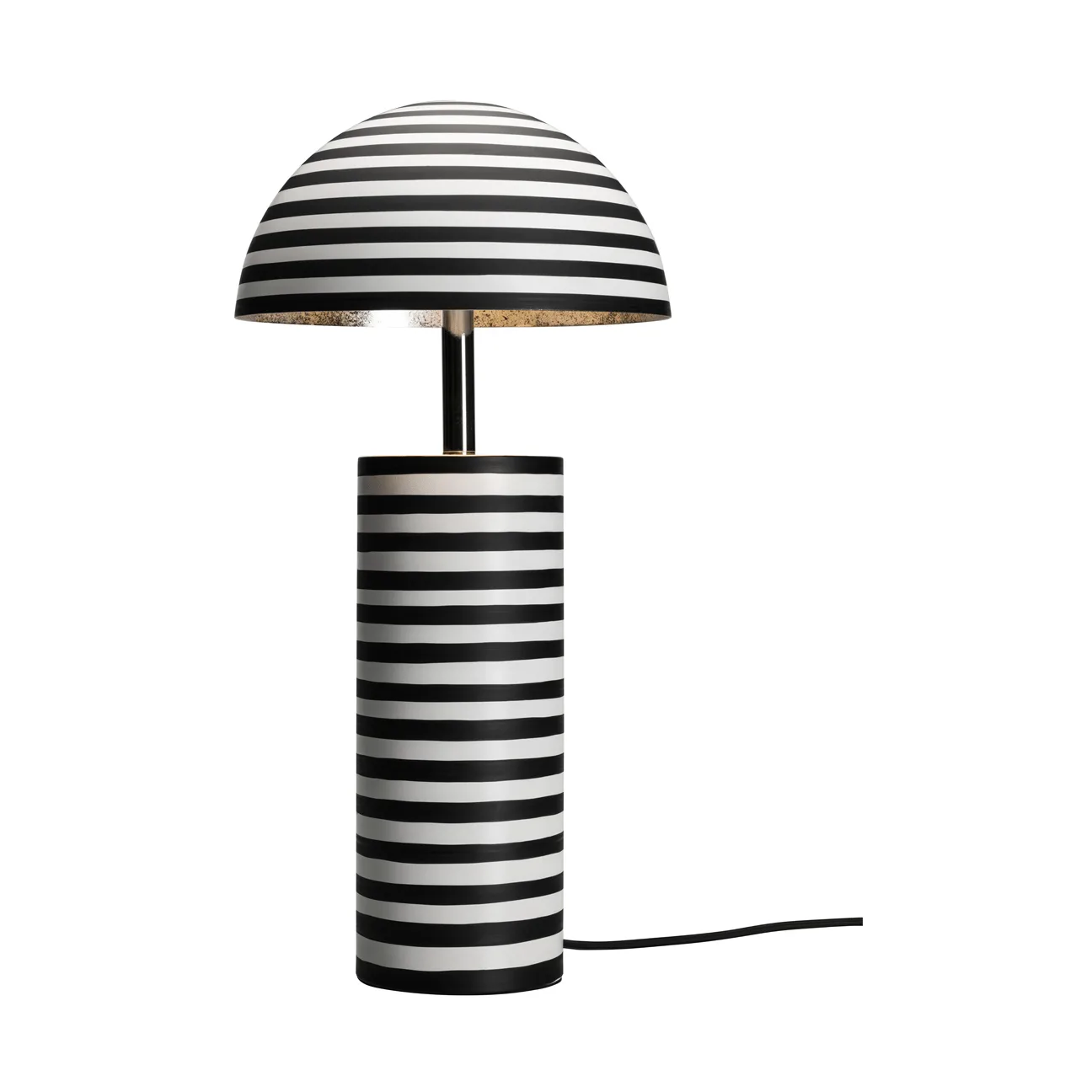 Stripe bordlampe, Hvit-svart, 50 cm By Rydéns