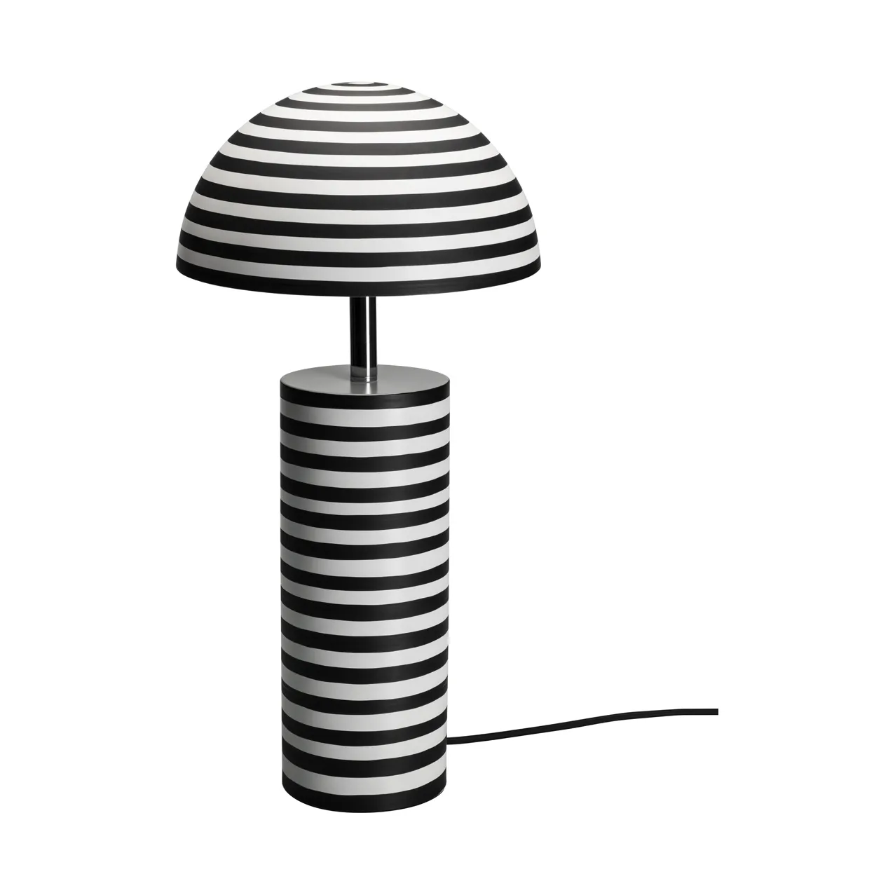 Stripe bordlampe, Hvit-svart, 50 cm By Rydéns