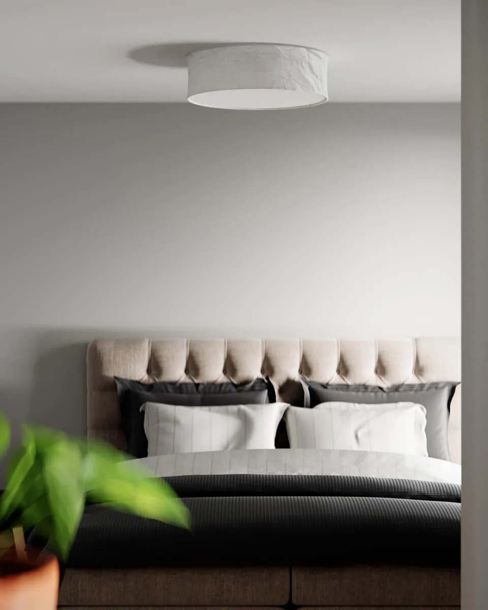 Vita takarmatur Ø60 cm, Hvit By Rydéns