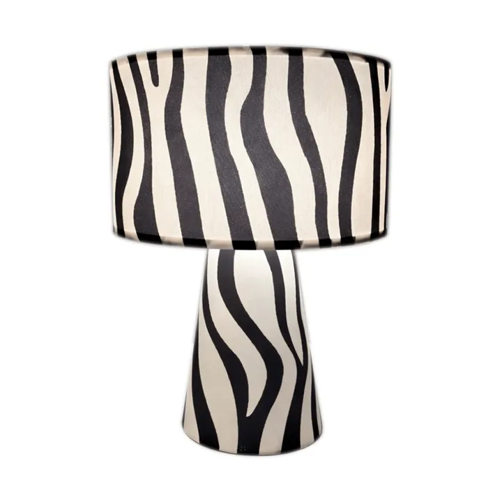 Zany Zebra bordlampe - Svart-hvit, 43 cm - By Rydéns