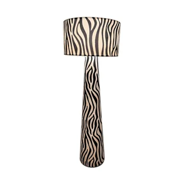 Zany Zebra gulvlampe - Svart-hvit, 144 cm - By Rydéns