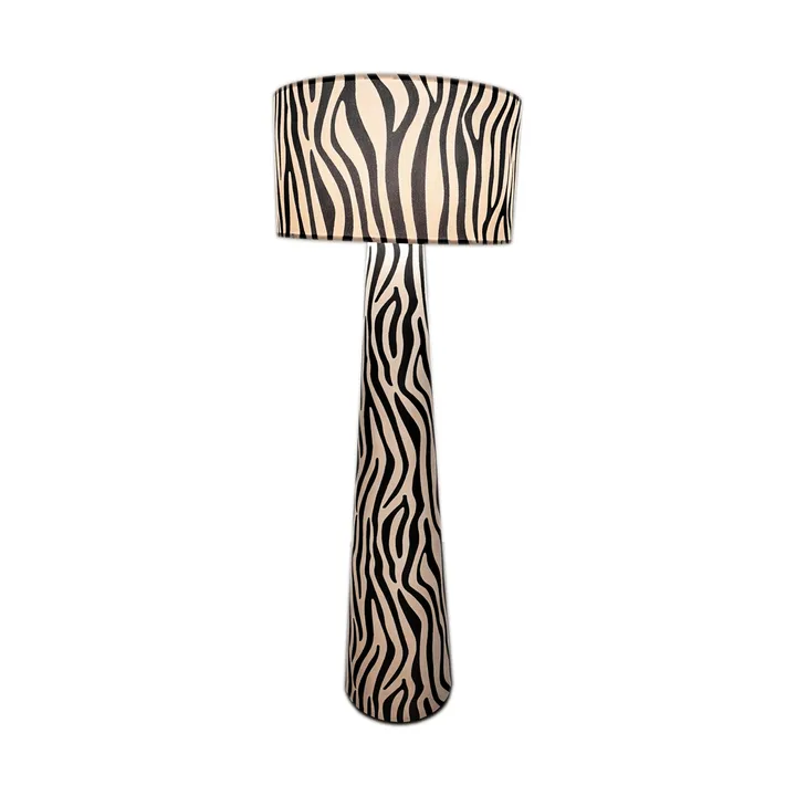 Zany Zebra gulvlampe - Svart-hvit, 144 cm - By Rydéns