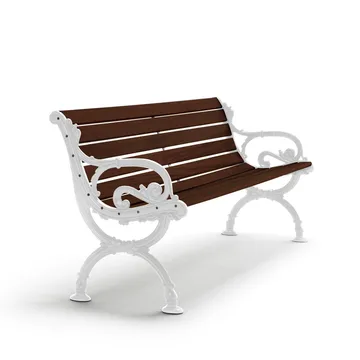 Byarum sofa - Furu brun beis, hvitt stativ, 155 cm - Byarums bruk