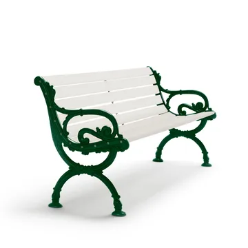 Byarum sofa - Hvit lakk furu, grønt stativ, 155 cm - Byarums bruk