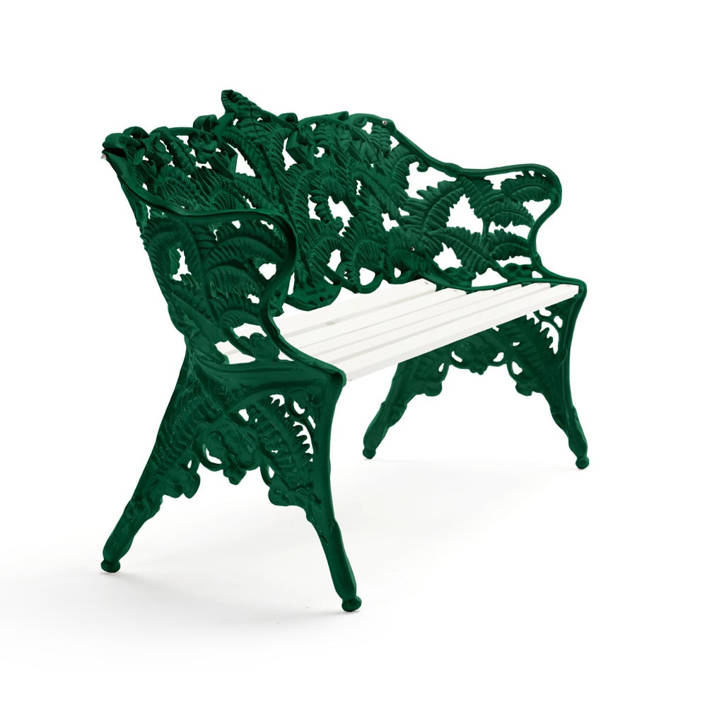 Byarums bruk Classic sofa Hvit lakk furu, grnt stativ