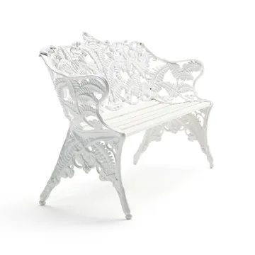 Classic sofa - Hvit lakk furu, hvitt stativ - Byarums bruk