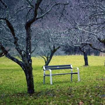 Joy sofa - Mahogni, rått aluminiumstativ - Byarums bruk