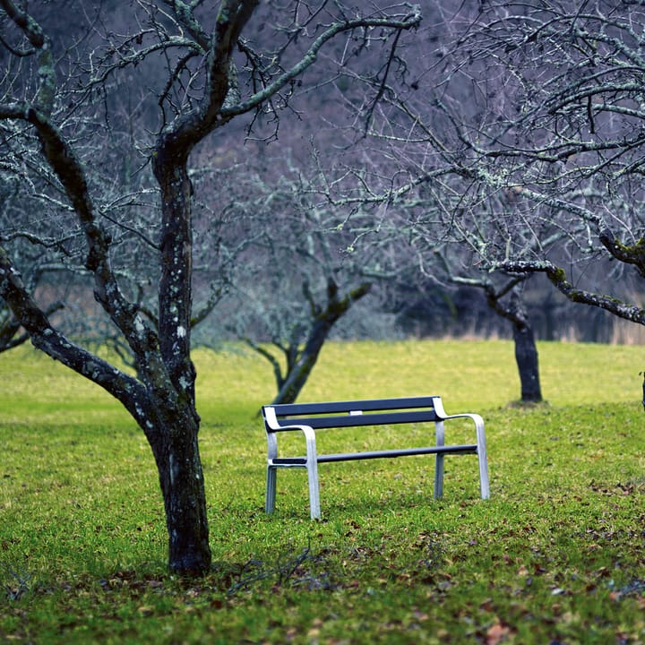 Joy sofa, Mahogni svart beis, svart stativ Byarums bruk