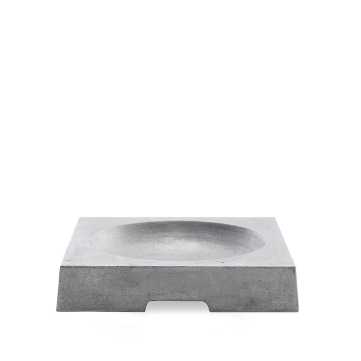 Kvadrat fuglebad - Aluminium sandstøpt - Byarums bruk