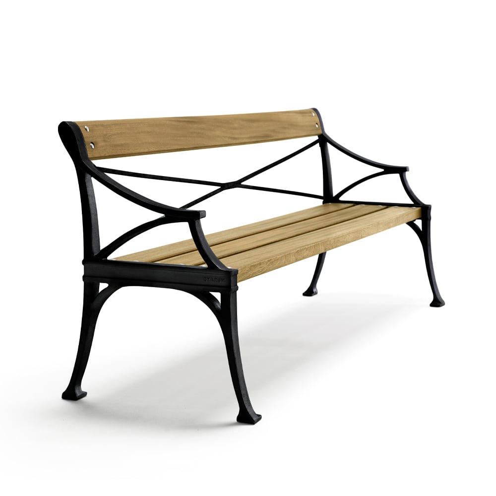 Byarums bruk Lessebo sofa Eik olje, svart stativ | Skandinavisk Design | Beige