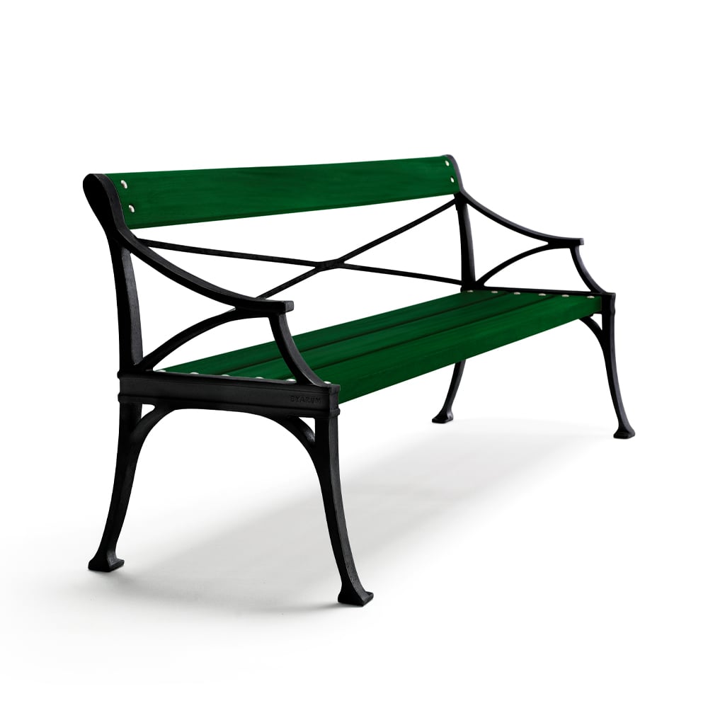 Byarums bruk Lessebo sofa Grnn, svart stativ | Skandinavisk Design | Grønn