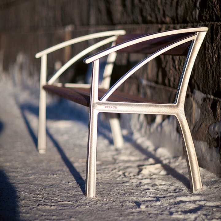 Vasa sofa, Grønn, rått aluminiumstativ Byarums bruk